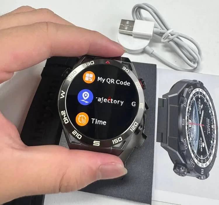 2024 Smart Watch AMOLED NFC Bluetooth Call ECG PPG HR BP BO GPS Tracke