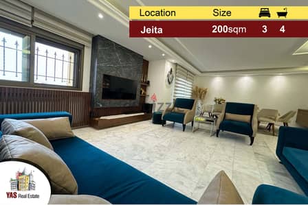 Jeita 200m2 | Panoramic View | Upgraded | Prime Location | Catch |