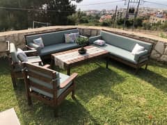 comfortable outdoor furniture like new