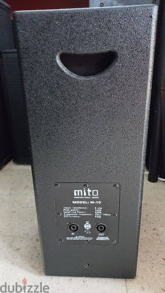4 speaker 10 inch passive (500w 1) brand mito 2
