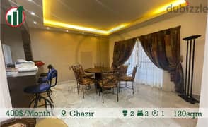 Furnished Apartment for rent in Ghazir! 0