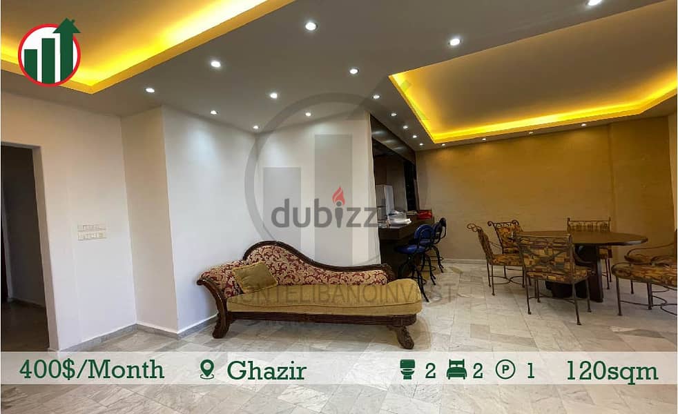 Furnished Apartment for rent in Ghazir! 1