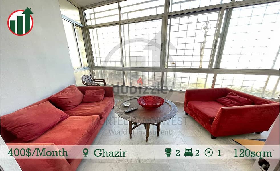 Furnished Apartment for rent in Ghazir! 3