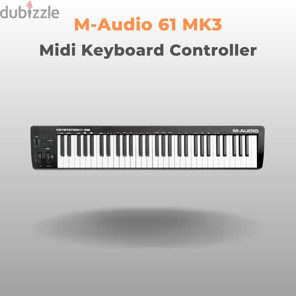 M-Audio Keystation 61 MK3 MIDI Keyboard - Musical Instruments