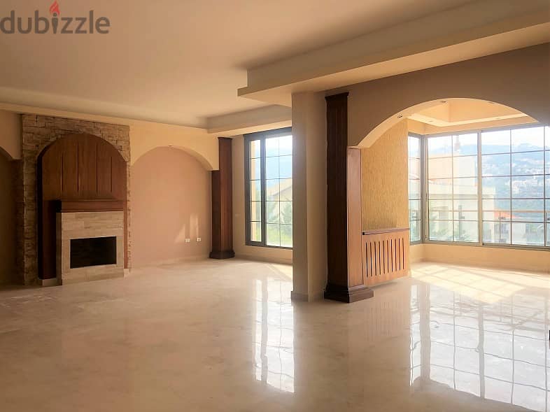260 SQM Apartment for Rent in Monteverde, Metn with a View 1