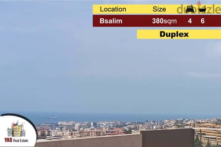 Bsalim 380m2 | Terrace 150m2 | duplex | prime location |