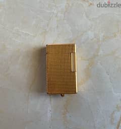 Gold plated French S. T dupont lighter 0