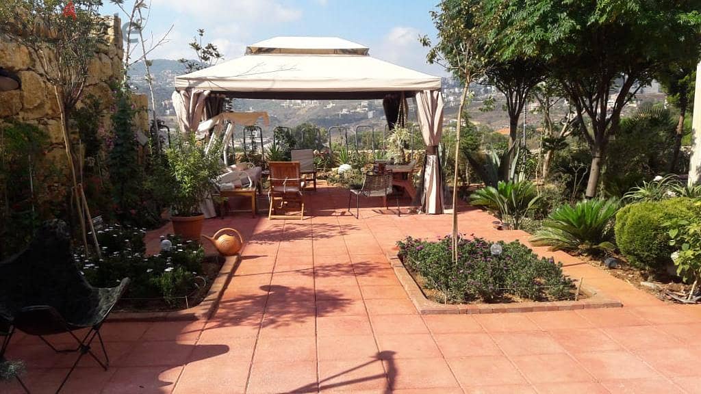 Furnished 520m2 villa on 1050 m2 land+garden&terrace for sale in Aley 2