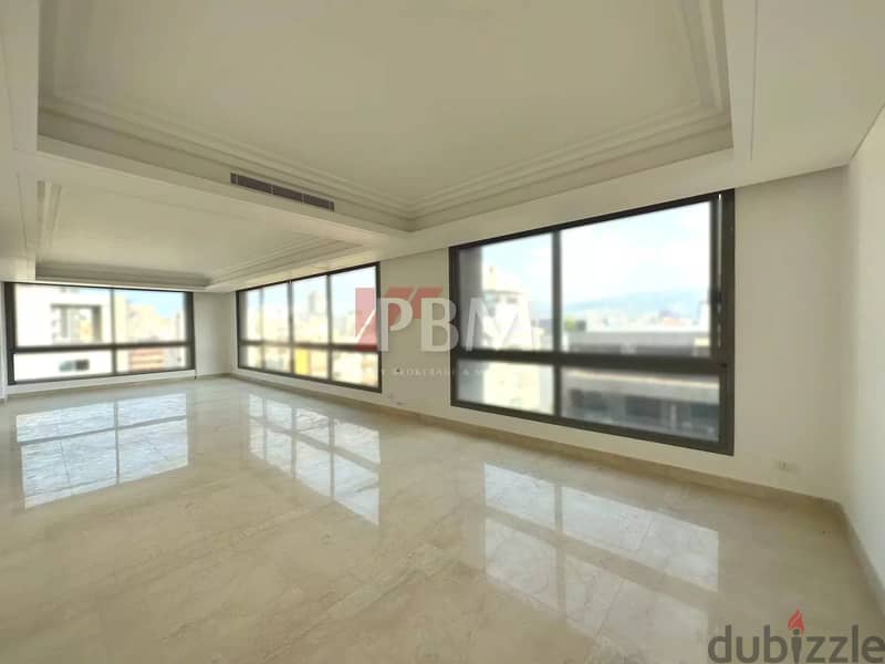 Amazing Apartment For Sale In Badaro | High Floor | 225 SQM | 0