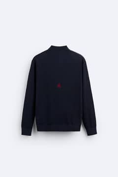 ZARA Long sleeve Knit Polo Shirt 0