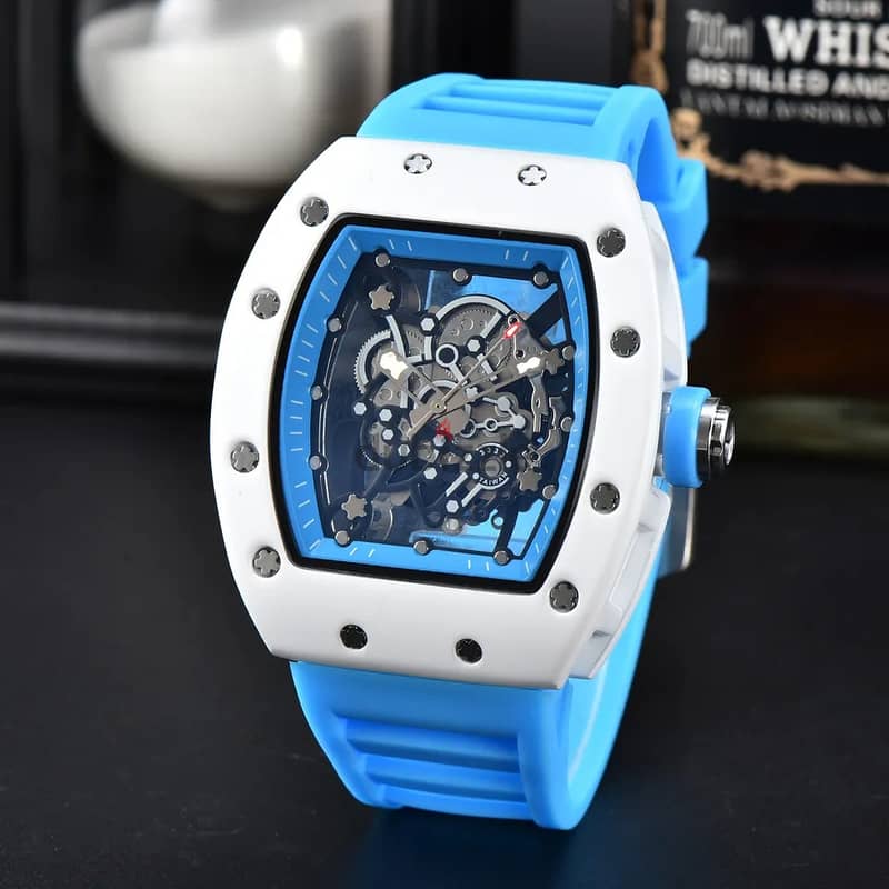 Richard quartz watch transparent bezel men’s automatic watch men’s 3