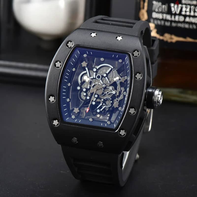 Richard quartz watch transparent bezel men’s automatic watch men’s 5