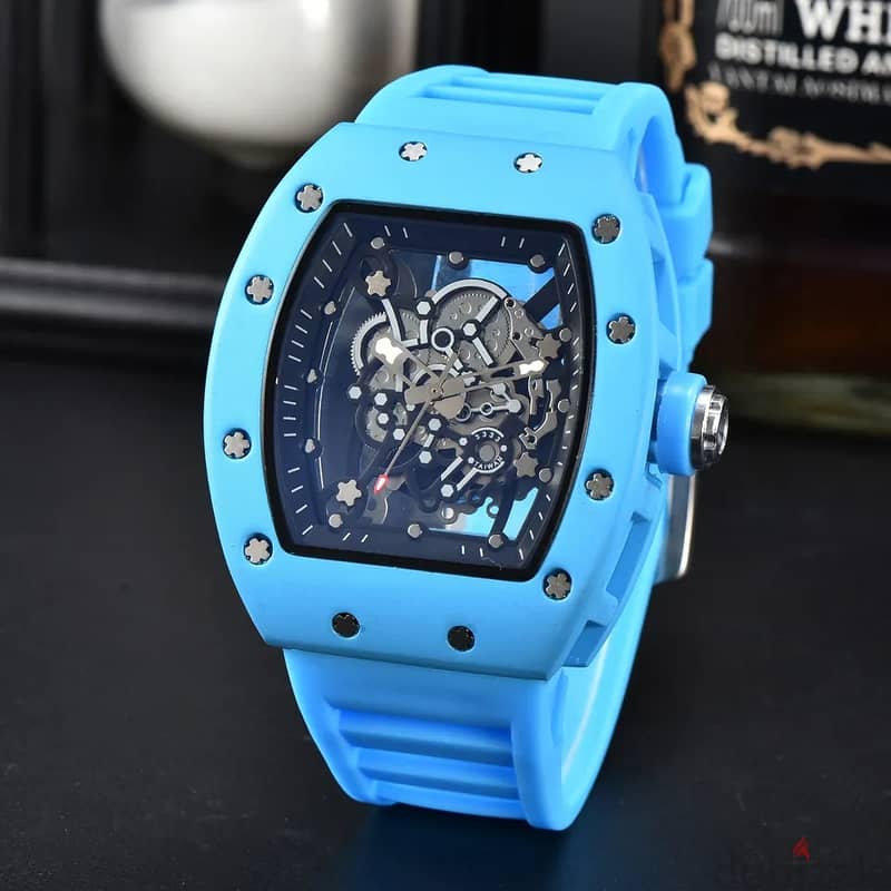 Richard quartz watch transparent bezel men’s automatic watch men’s 7