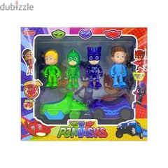 Pj Mask Action Figures With Vehicles Set 0
