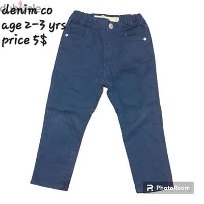 Navy Denim pants