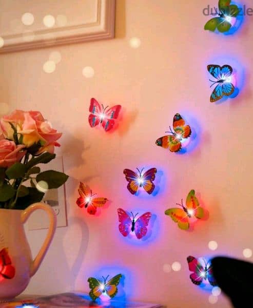 Beautiful butterfly lamps 1 for 2$ 7