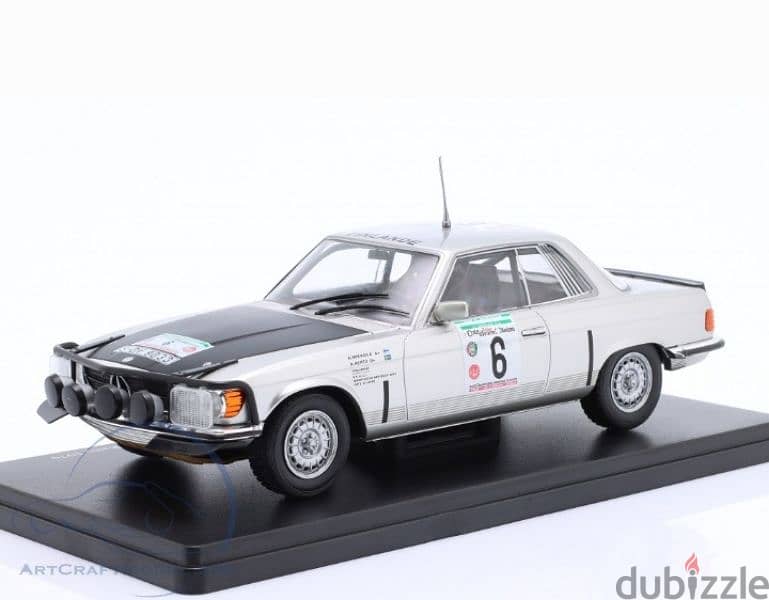 Mercedes 450SLC (Rally Bandama 1979) diecast car model 1:24. 1