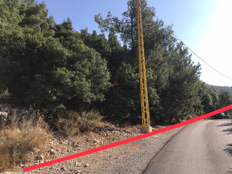 2000 m2 land+ mountain view for sale in Baabdat  - أرض للبيع في بعبدات 2