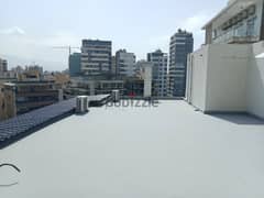 A 250 m2 Roof Apartment + open city view for rent in Badaro 0