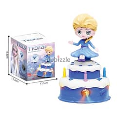 Frozen Rotating Musical Doll With Light