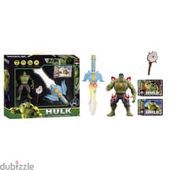 Hulk With Light Up Sword Toy