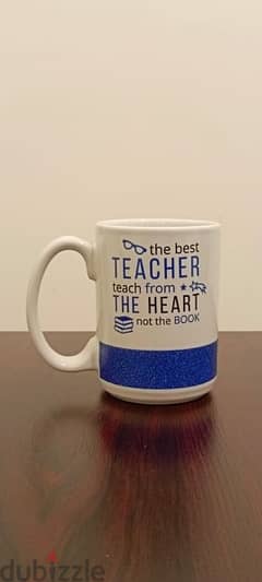 Teacher’s Day Blue Mug كوب أزرق لعيد المعلم