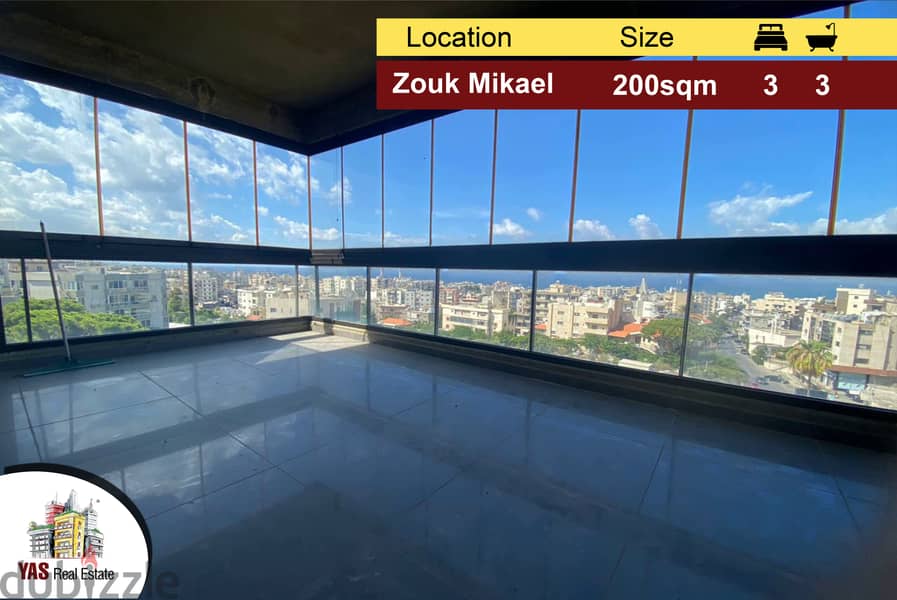 Zouk Mikael 200m2 | Panoramic View | High-End |New Flat | ELS 0