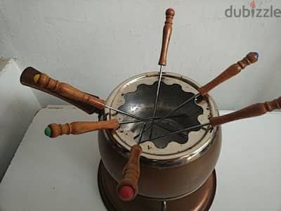 Vintage copper fondue set - Not Negotiable