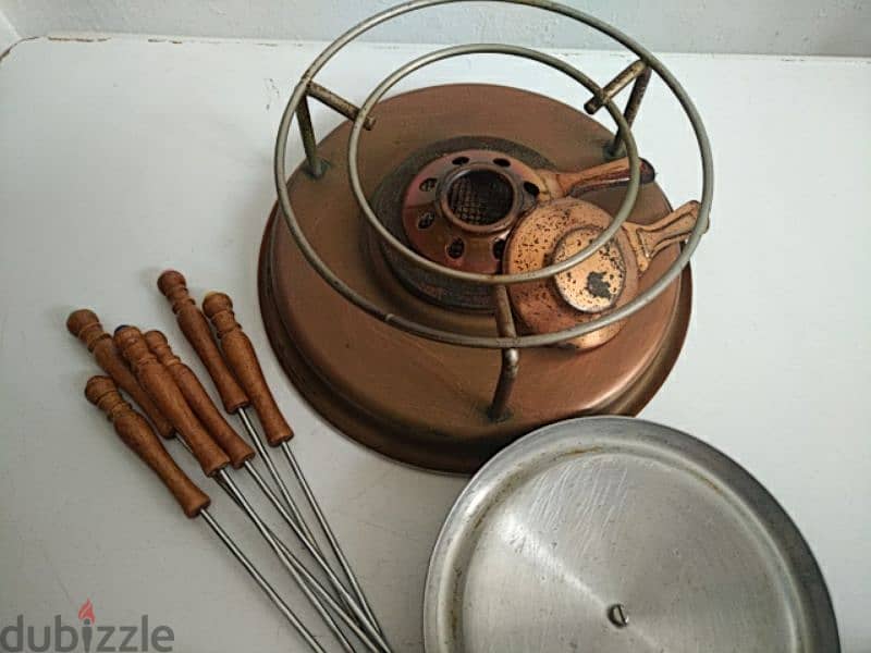 Vintage copper fondue set - Not Negotiable 6