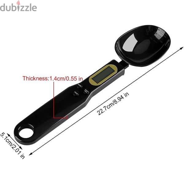 Digital measuring spoons 3
