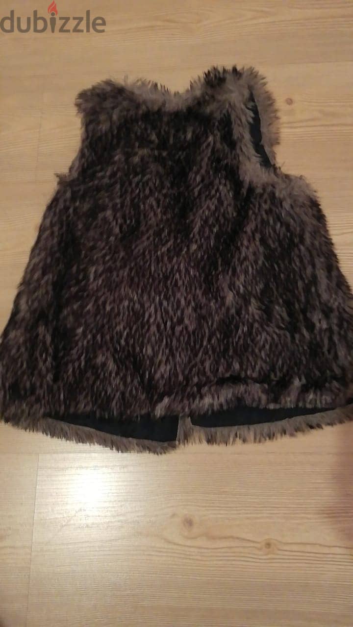 Zara furr waistcoat 1