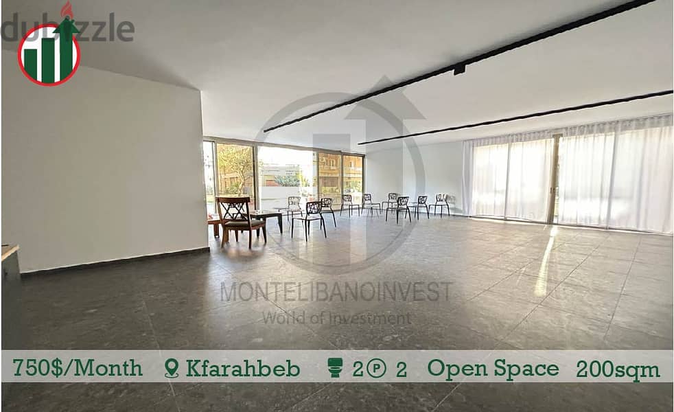 Open Space for rent in Kfarahbeb! 1