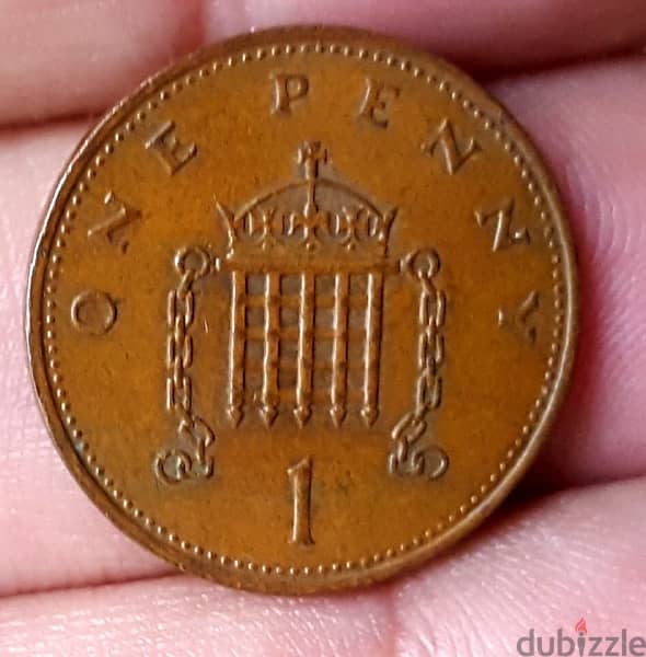 UK Great Britain 1 New Penny 1983 Elizabeth ll 1