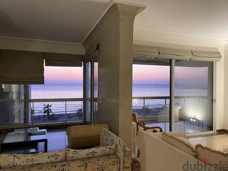 400 Sqm | Luxury Apartment For Rent In Ramlet El Bayda | Sea View 1