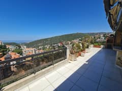 525m2 apartment+25m2 terrace +mountain/sea view for sale in Broumana