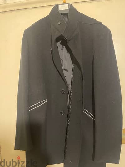 PELLINI jacket black wool size xl