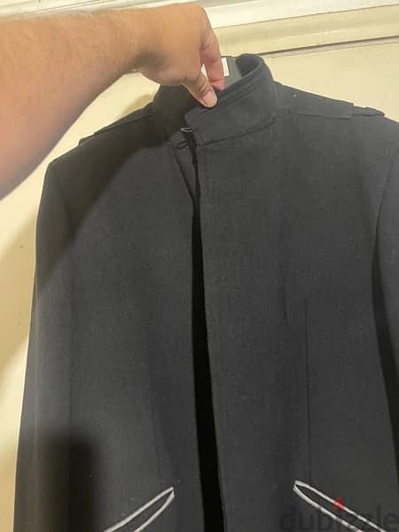 PELLINI jacket black wool size xl 5