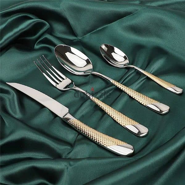 Luxury Stainless Steel Cutleries cutlery ss304 knife / spoon / fork 2