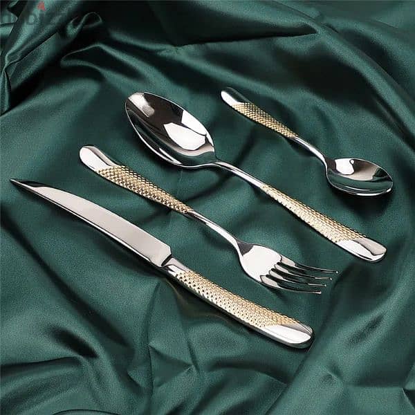 Luxury Stainless Steel Cutleries cutlery ss304 knife / spoon / fork 3