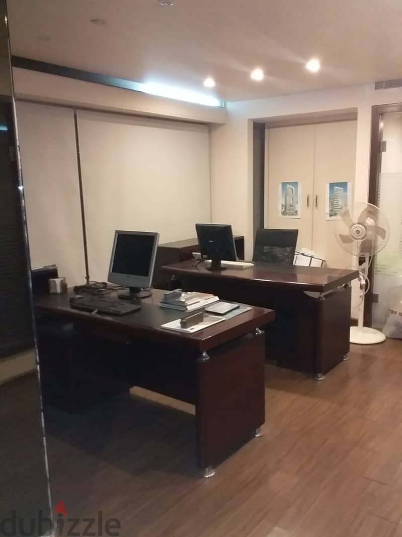 A furnished 150 m2 office/apartment for sale in Ramlet El Bayda 3