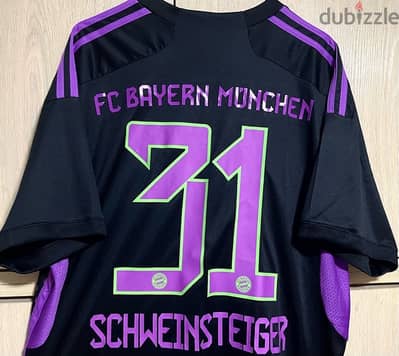 Bayern Munich schweinsteiger 31 limited edition adidas jersey for 10 $