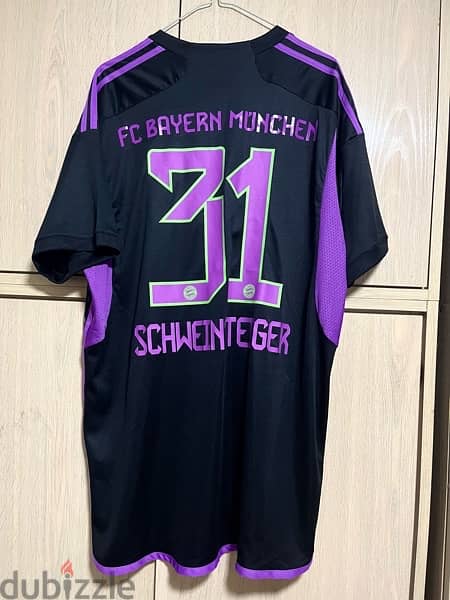 Bayern Munich away kit2023schweinsteiger limited edition adidas jersey 3