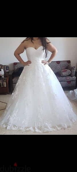 wedding dress with bolero, belt and pettycoat (jupon) 2