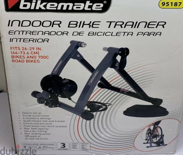 Bike home trainer with 8 speed shifter Made in Germany 1