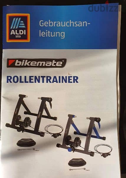 Bike home trainer with 8 speed shifter Made in Germany 2