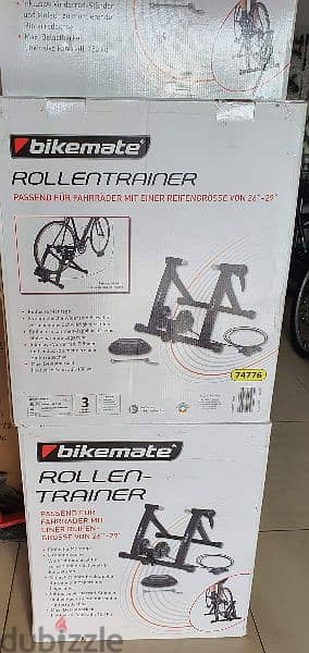 Bike home trainer with 8 speed shifter Made in Germany 4