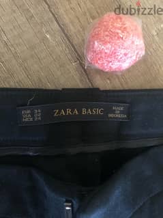 zara pants size 34 black excellent condition 0