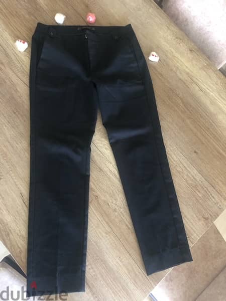 zara pants size 34 black excellent condition 1