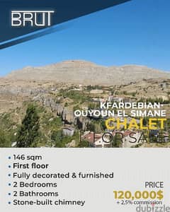 Amazing 146 m Furnished Chalet for sale in Ouyoun el Simane Kfardebian
