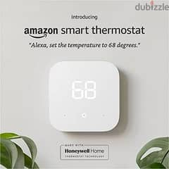 Amazon Smart Thermostat - Energy star certified, works with Alexa